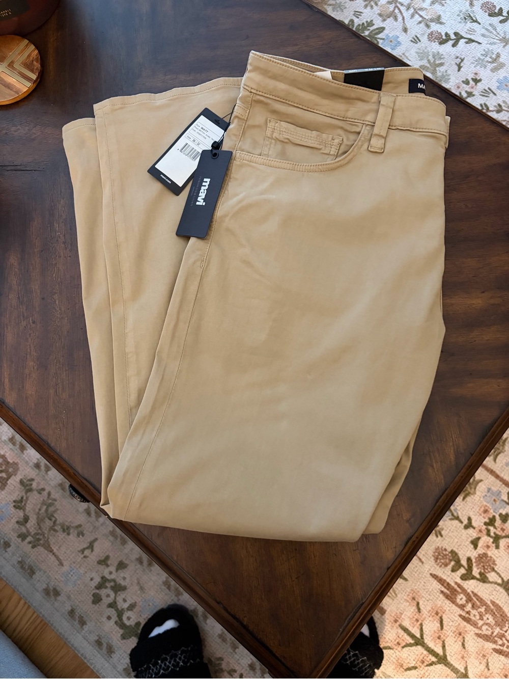 NWT Mavi Men's Matt Jeans in British Khaki Twill